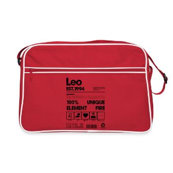 Leo 1994 - Retro Tasche - Rot/Weiß - Vorne
