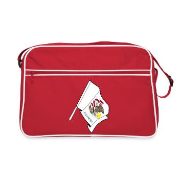 Flag of Illinois - Retro Bag - red/white - Front