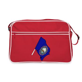 Flag of New Hampshire - Retro Bag - red/white - Front