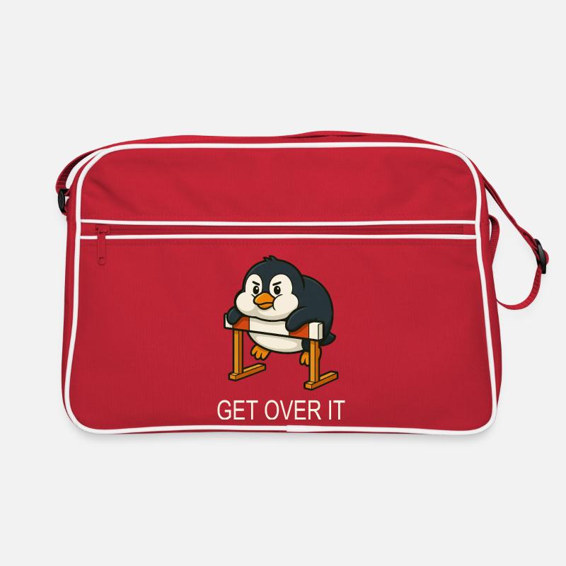 Chubby pingouin haies course citation surmontez-le Sac Retro