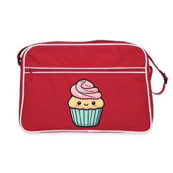 Cupcake - Retro Bag - red/white - Front