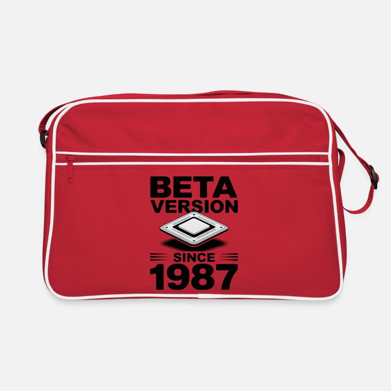 Futuristic Microchip Printing Design Retro Bag