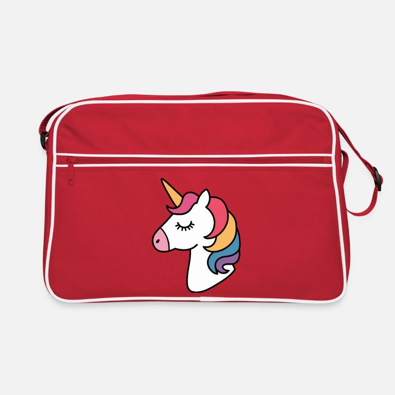 licorne arc-en-ciel Sac Retro