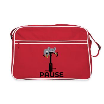 CIRCUIT À VÉLO PAUSE VÉLO KOALA BIKE - Sac Retro - rouge/blanc - Devant