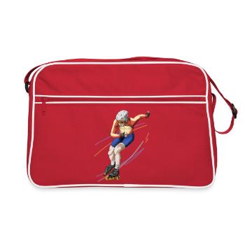 Speed skating - Retro Bag - red/white - Front