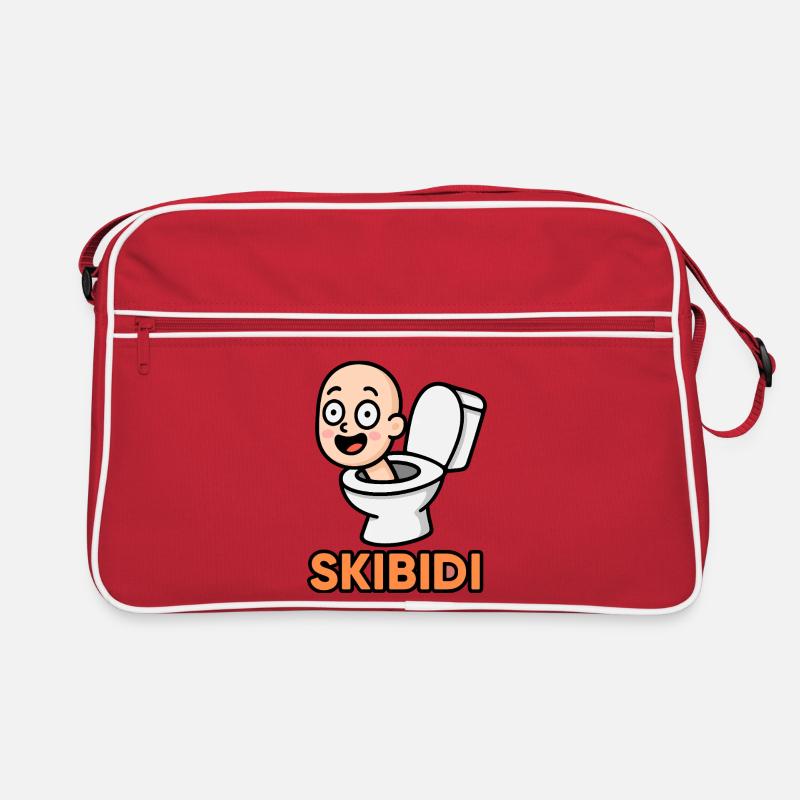 Skibidi Spaß Retro Tasche
