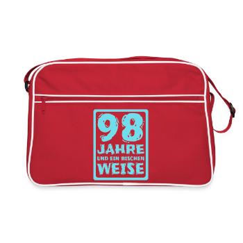 Sagesse 98 - Sac Retro - rouge/blanc - Devant
