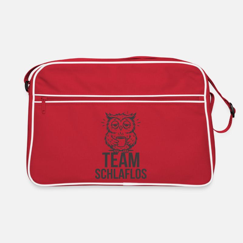 Team Sleepless – Tired Owl Retro Bag