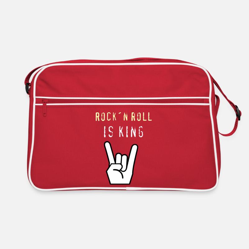 Rock_n_Roll_is_King Retro Tasche