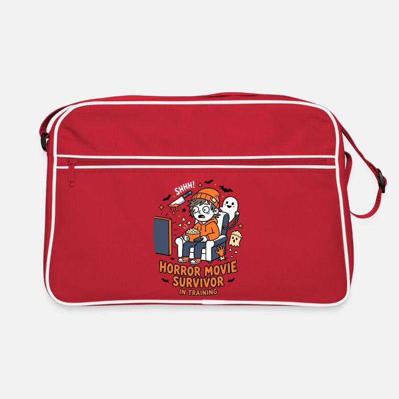 Horror Movie Survivor Training Humor Retro Tasche