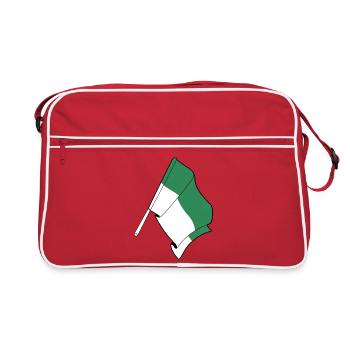 Drapeau de Vlieland – Fierté de l’île - Sac Retro - rouge/blanc - Devant