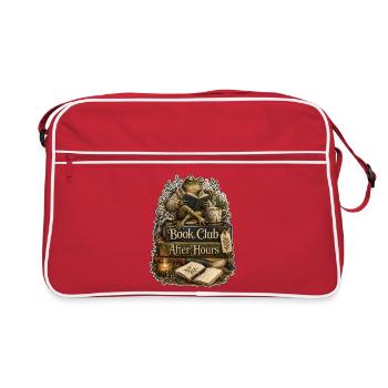 Book Club After Hours Frosch - Retro Tasche - Rot/Weiß - Vorne