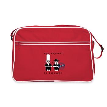 PUR PRODUIT DE BRETAGNE - Sac Retro - rouge/blanc - Devant