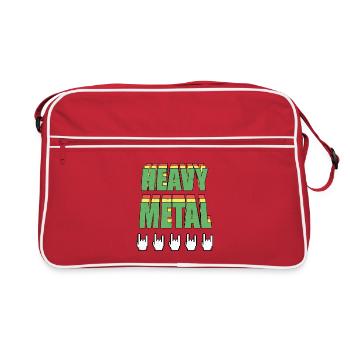 Heavy Metal Retro - Retro Bag - red/white - Front