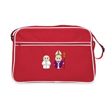 Pape Benoît - Sac Retro - rouge/blanc - Devant