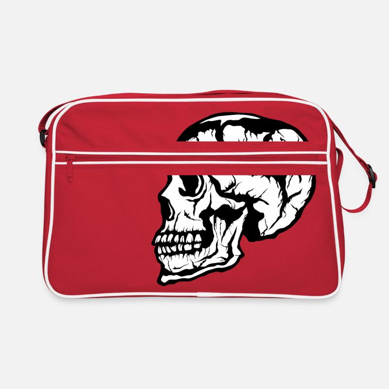 tete de mort profile skull crane 105 w Sac Retro