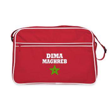 Dima maghreb - Sac Retro - rouge/blanc - Devant