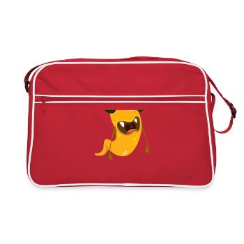 Monstaa Originaals Monster #17 - Sac Retro - rouge/blanc - Devant