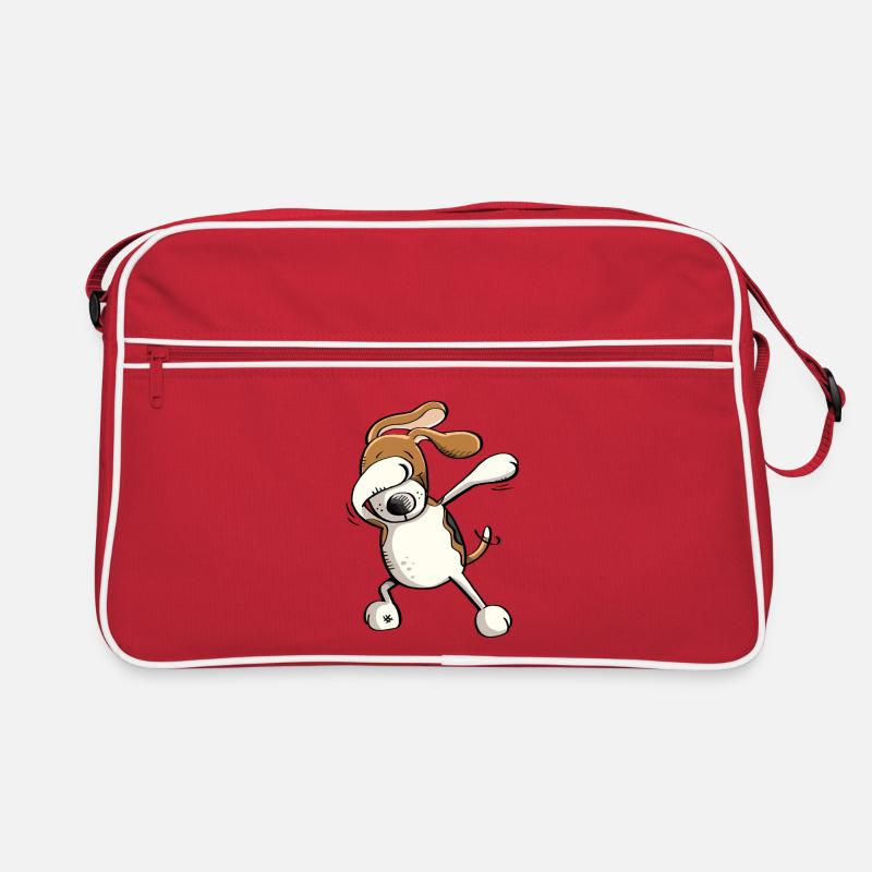 Funny Dab Dance Beagle Dog Comic Gift Retro Bag
