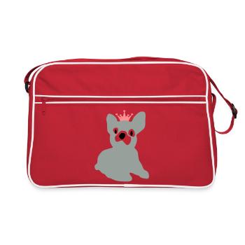 chien - Sac Retro - rouge/blanc - Devant