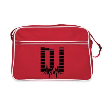 dj - Retro Bag - red/white - Front