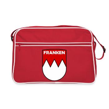 Die Franken - Retro Tasche - Rot/Weiß - Vorne