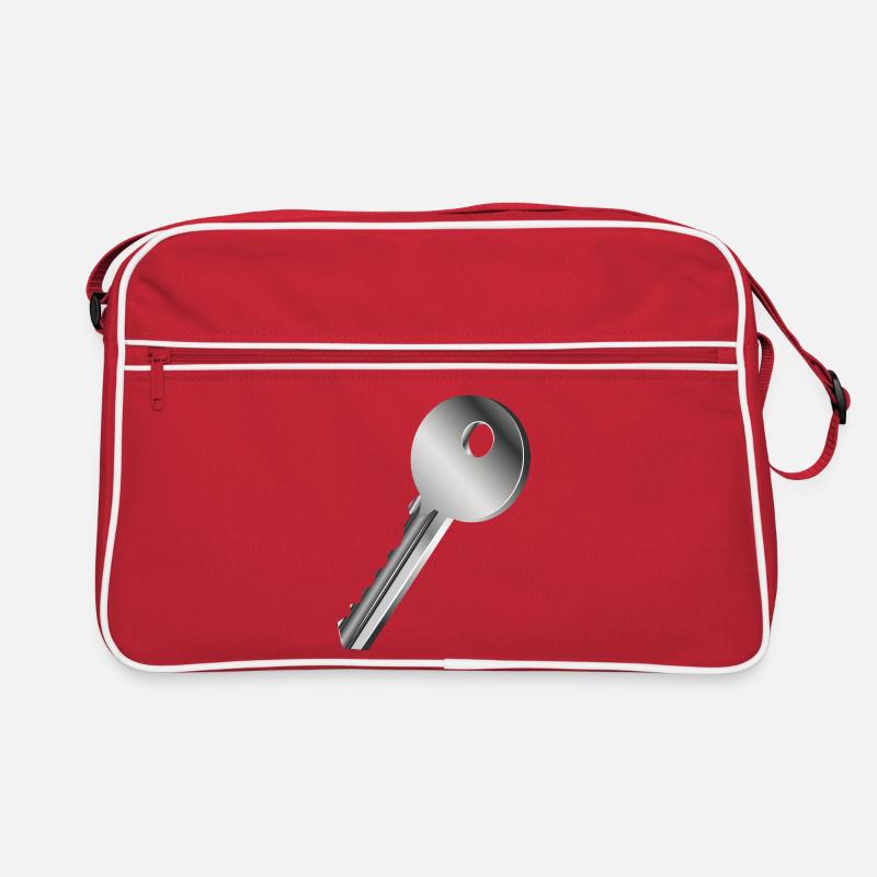 silver-colored single key Retro Bag