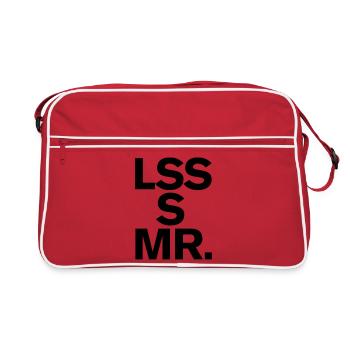 Architecture Design Art Minimalisme Moins c’est plus - Sac Retro - rouge/blanc - Devant