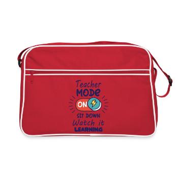 Teacher - Retro Bag - red/white - Front