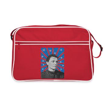 T-shirt Virginia Tonelli antifascist Friulian - Retro Bag - red/white - Front