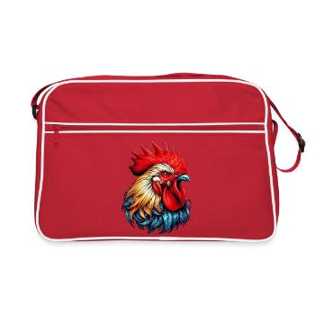 Coq Poule - Sac Retro - rouge/blanc - Devant