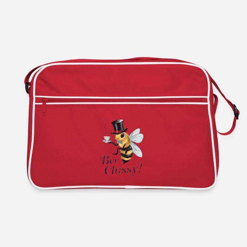 Abeille Classe Sac Retro