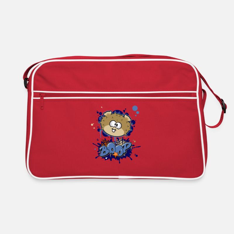 Graffiti Pufferfish Retro Bag