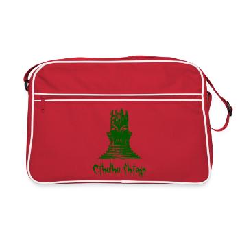 Statue of Cthulhu - Retro Bag - red/white - Front