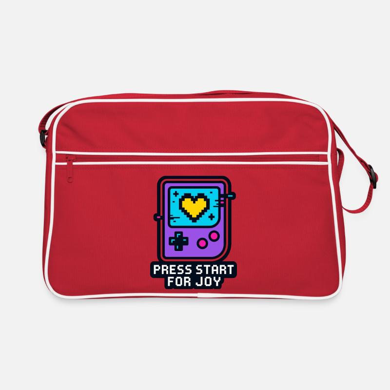 Press Start for Joy Retro Tasche