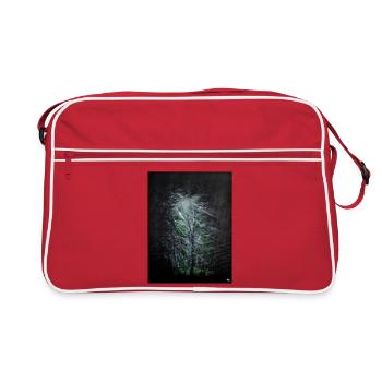 Forêt Mystique Abstrait - Sac Retro - rouge/blanc - Devant