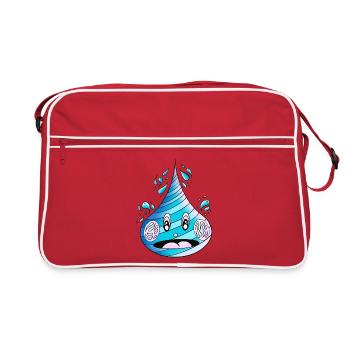 Awakened Water Drop - Retro Bag - red/white - Front