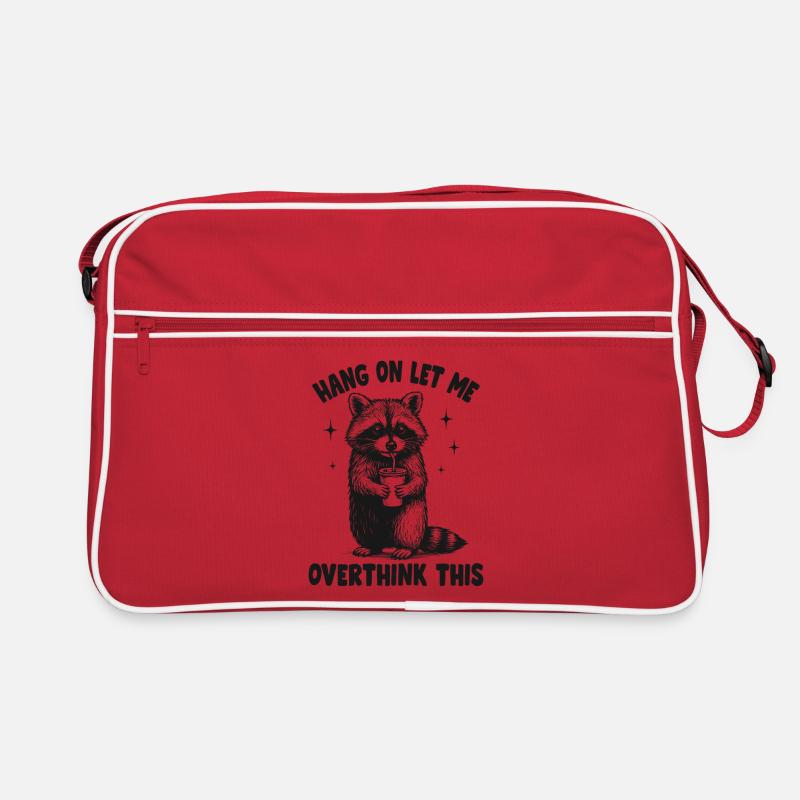 Raccoon Dialectic Reflective Satisfaction Retro Bag