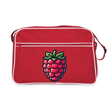 Framboise Pop Cartoon Rouge - Sac Retro - rouge/blanc - Devant