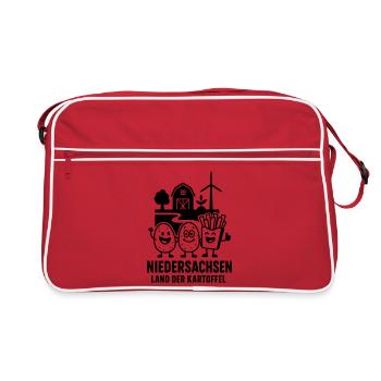 Potato Lower Saxony - Retro Bag - red/white - Front