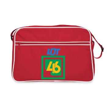 Lot 46  - Sac Retro - rouge/blanc - Devant