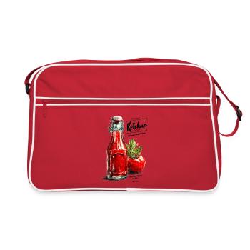Ketchup - Sac Retro - rouge/blanc - Devant