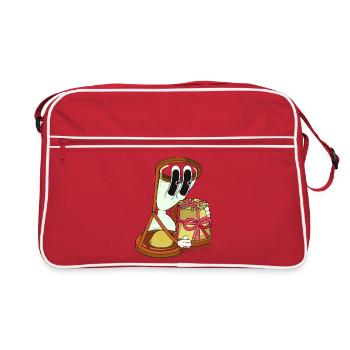 PRESENT - Retro Bag - red/white - Front