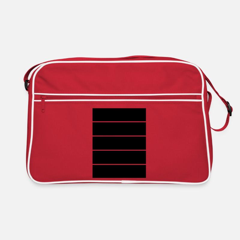 Lignes Horizontales Minimalistes Sac Retro