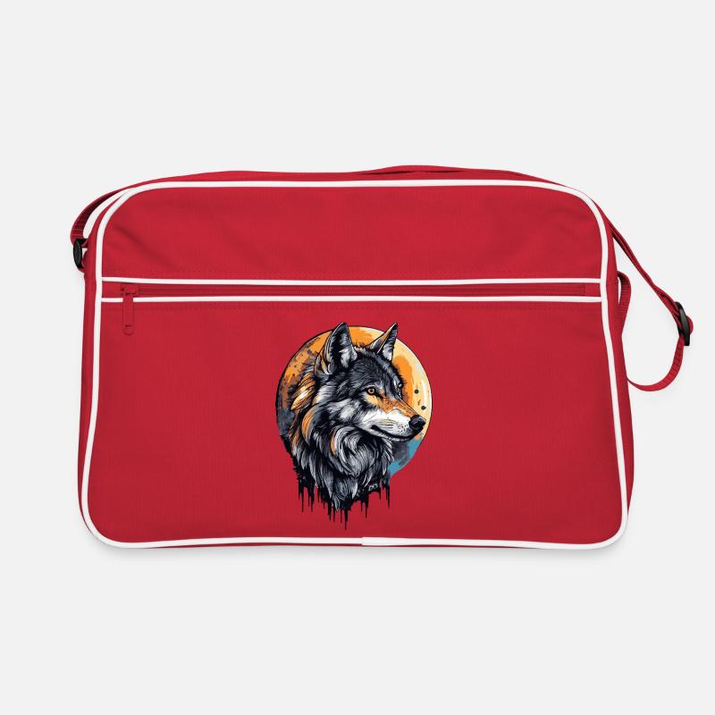 Wolf Moon Retro Bag