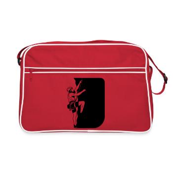 alpiniste - Sac Retro - rouge/blanc - Devant