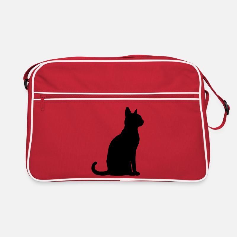 Katze Tier Retro Tasche