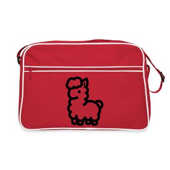 Alpaca - Retro Bag - red/white - Front