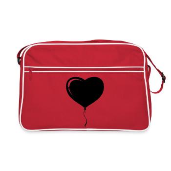 Ballon Cardiaque - Sac Retro - rouge/blanc - Devant