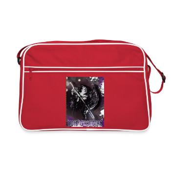 Graphique du Gardien du Vide : Dark Fantasy Cosmic Demon - Sac Retro - rouge/blanc - Devant